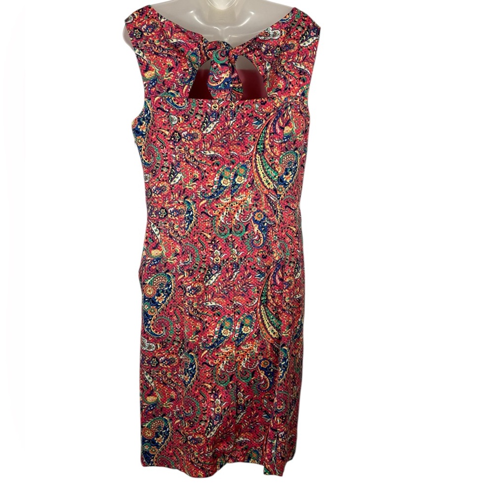 Talbots | Bonaire Paisley Print Sheath Dress - NWT - Picture 4 of 11
